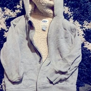 Old navy fleece inside hoodie 4t